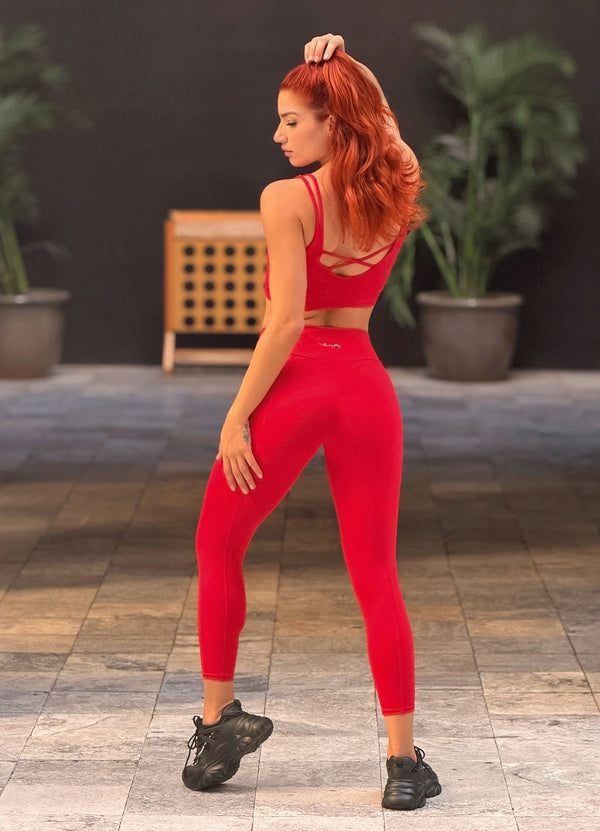 LEGGING EMANA REPLAY - ROJO WIN ROPA DEPORTIVA 