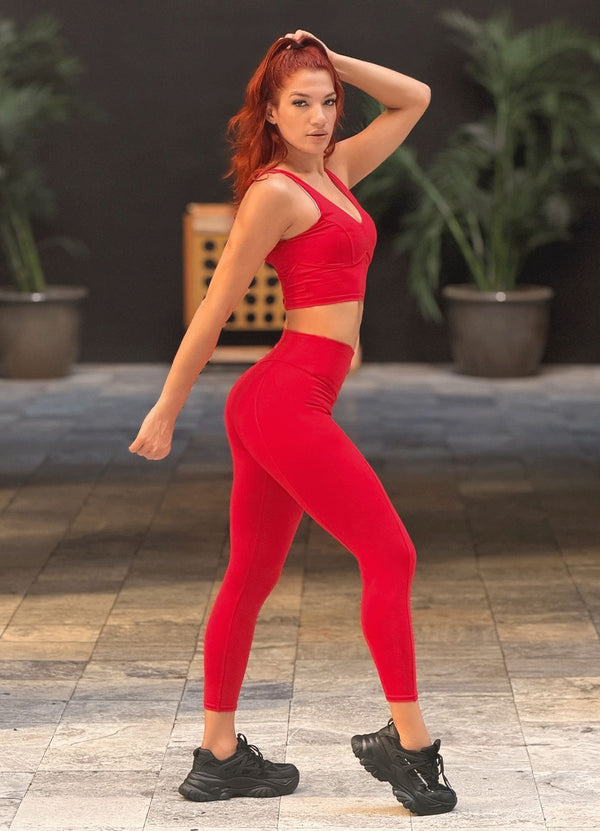 LEGGING EMANA REPLAY - ROJO WIN ROPA DEPORTIVA ROJO S 