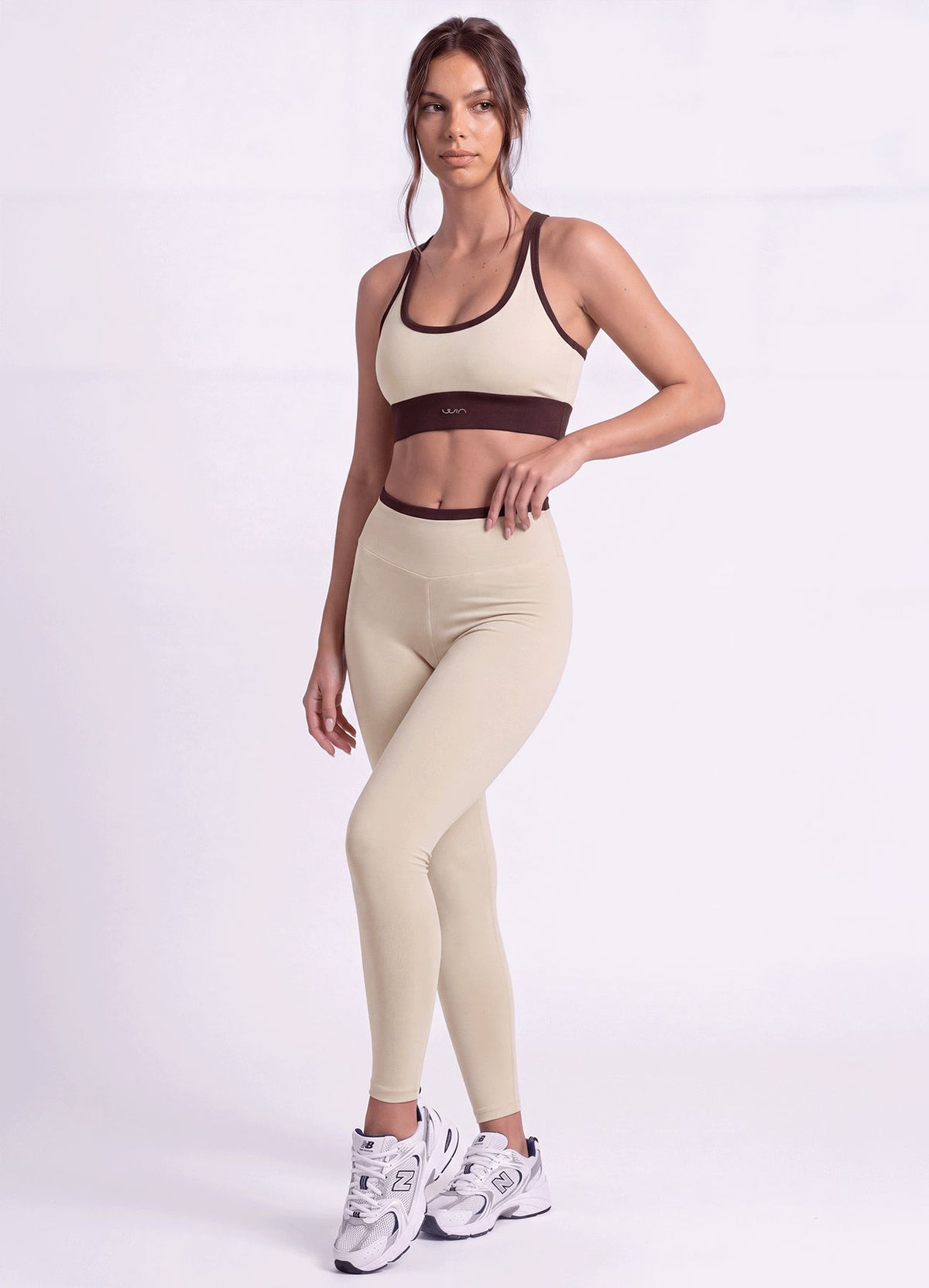 LEGGING EMANA SENSE - BEIGE LEGGINGS WIN ROPA DEPORTIVA 