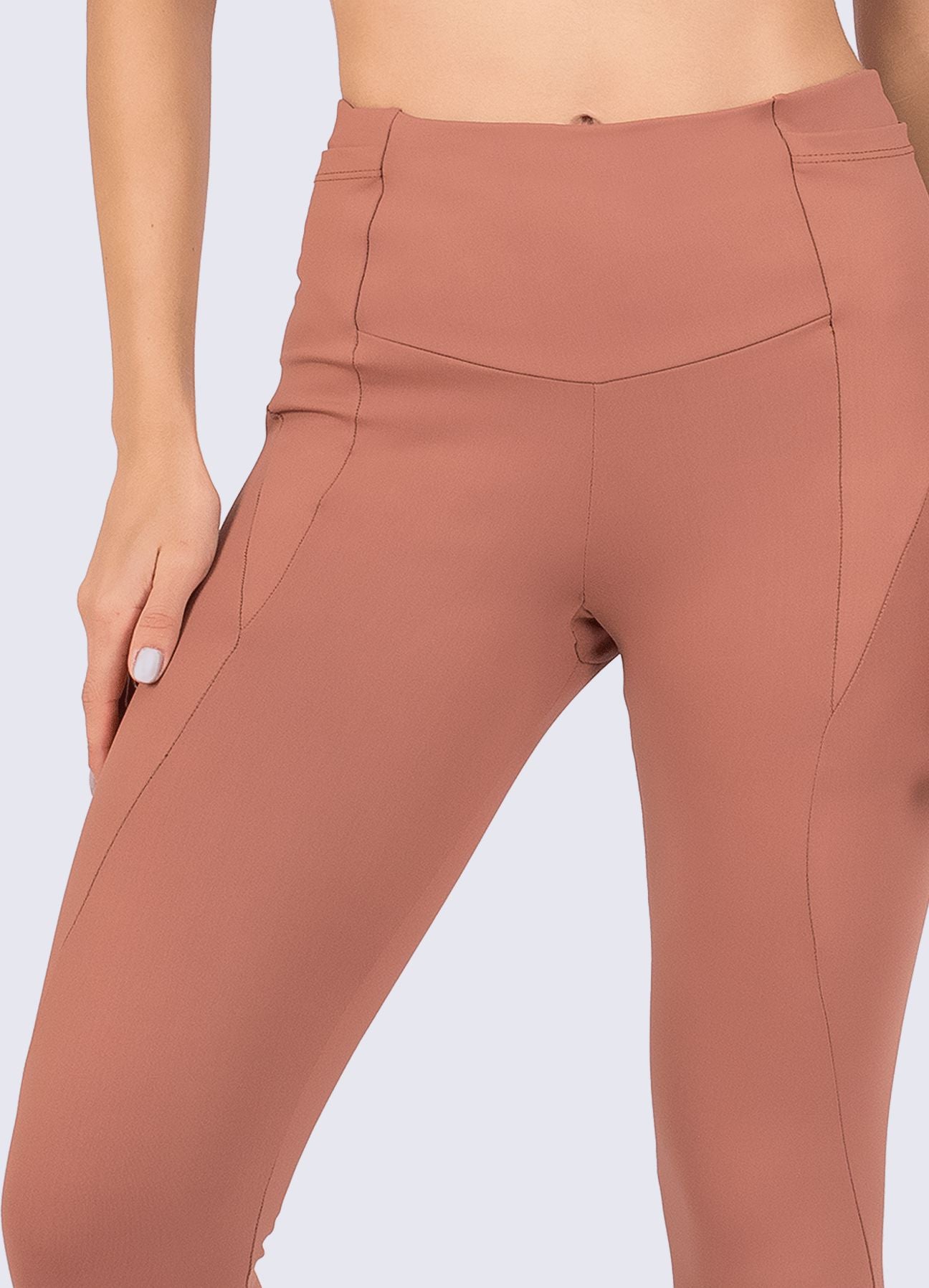 LEGGING EMANA SHAPE - MARRON COCOA LEGGINGS WIN ROPA DEPORTIVA 