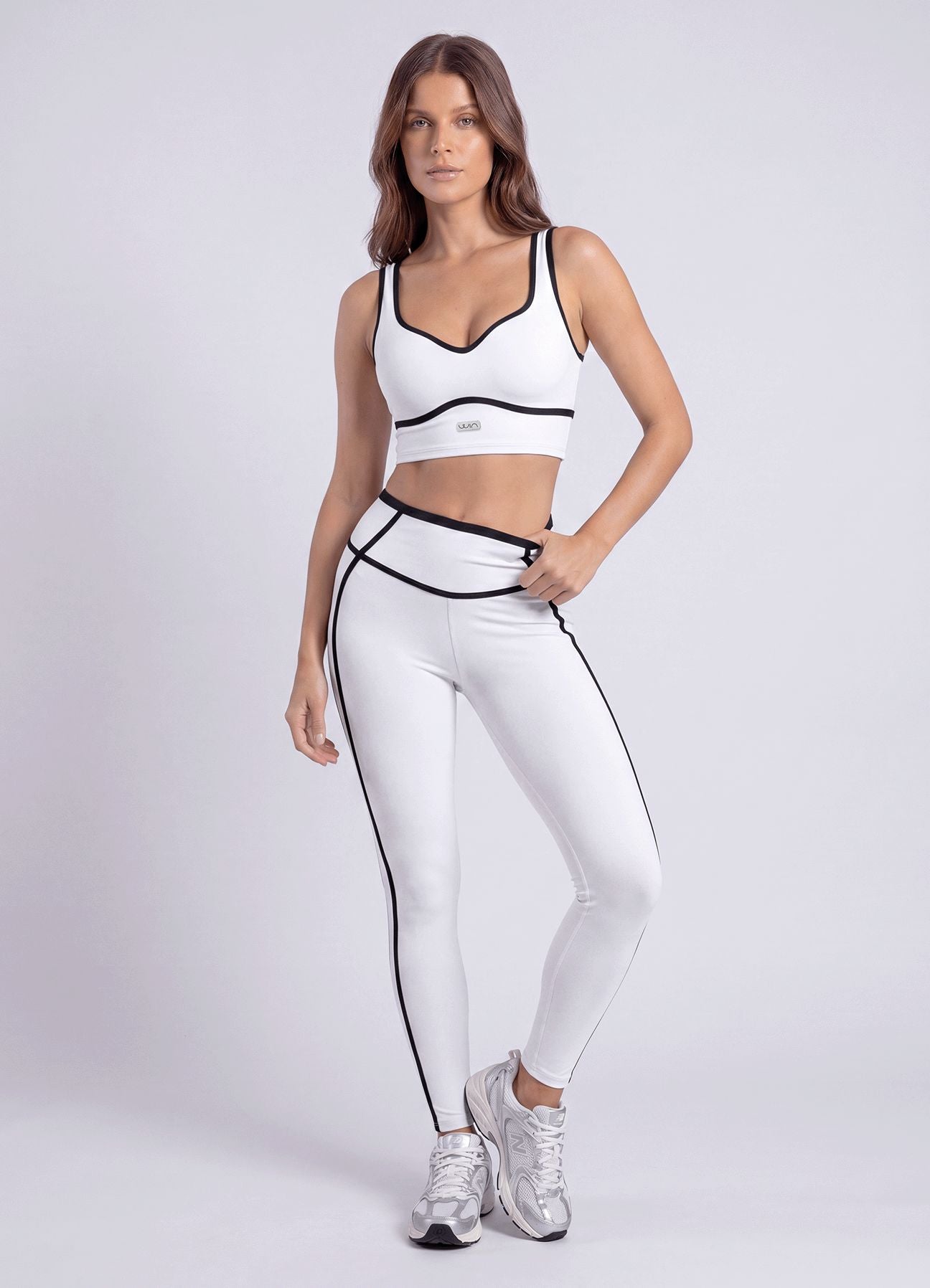 LEGGING EMANA SOFT SCULPT - BLANCO LEGGINGS WIN ROPA DEPORTIVA BLANCO S 