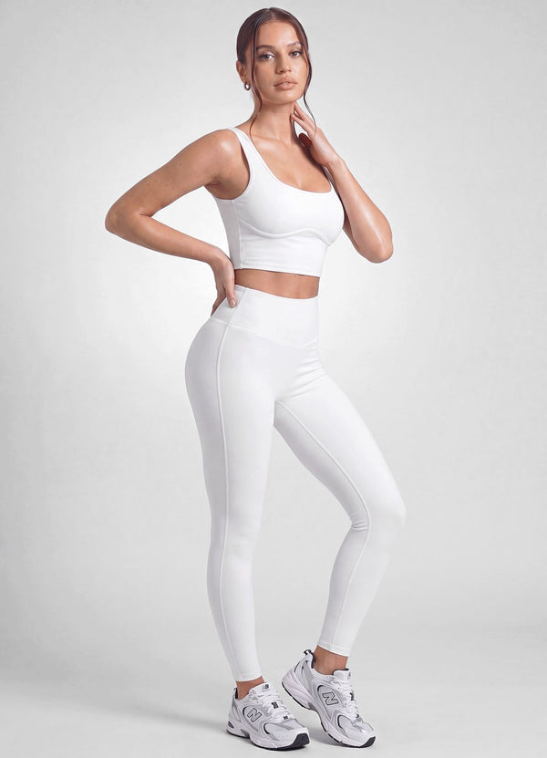 LEGGING EMANA STUDIO - BLANCO LEGGINGS WIN ROPA DEPORTIVA BLANCO S 