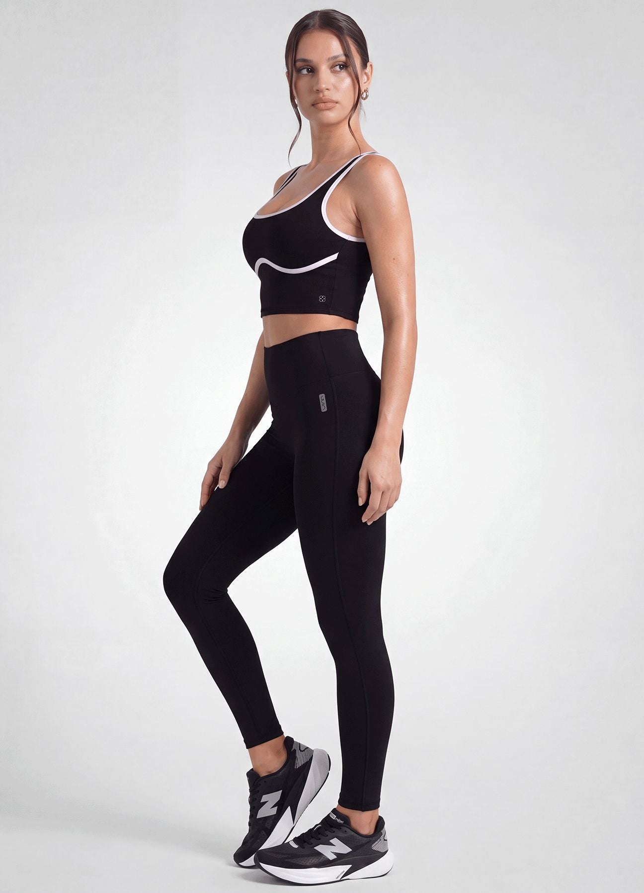 LEGGING EMANA STUDIO - NEGRO LEGGINGS WIN ROPA DEPORTIVA 