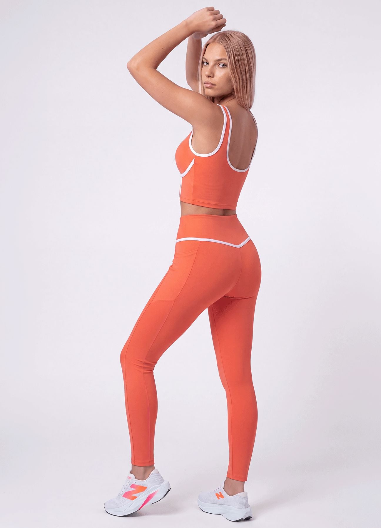 LEGGING EMANA WELLNESS - CORAL LEGGINGS WIN ROPA DEPORTIVA 