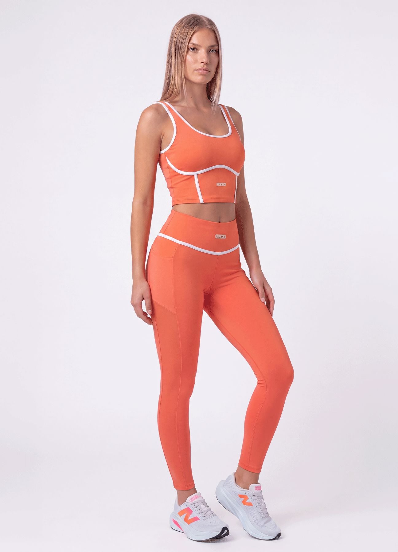 LEGGING EMANA WELLNESS - CORAL LEGGINGS WIN ROPA DEPORTIVA 