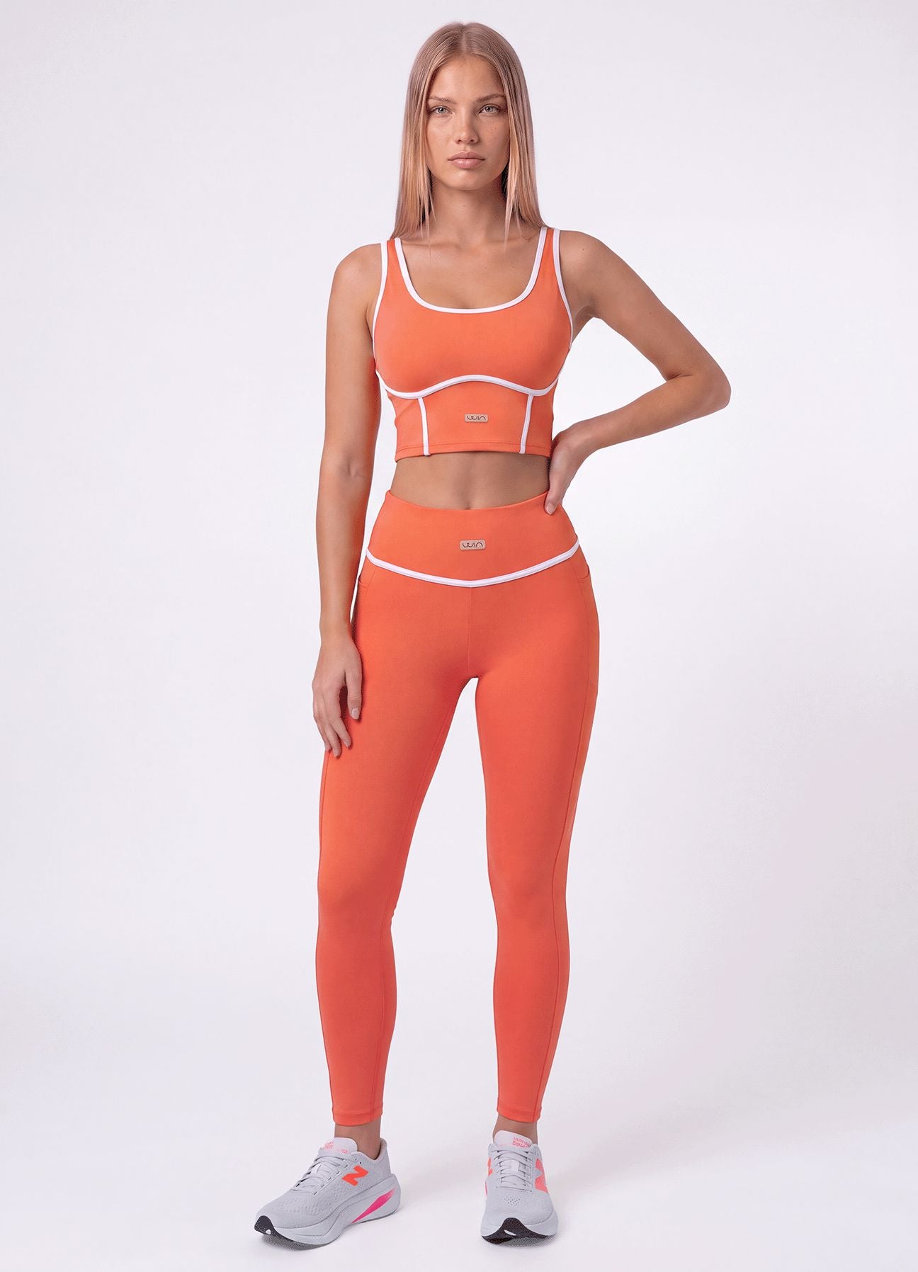 LEGGING EMANA WELLNESS - CORAL LEGGINGS WIN ROPA DEPORTIVA CORAL S 