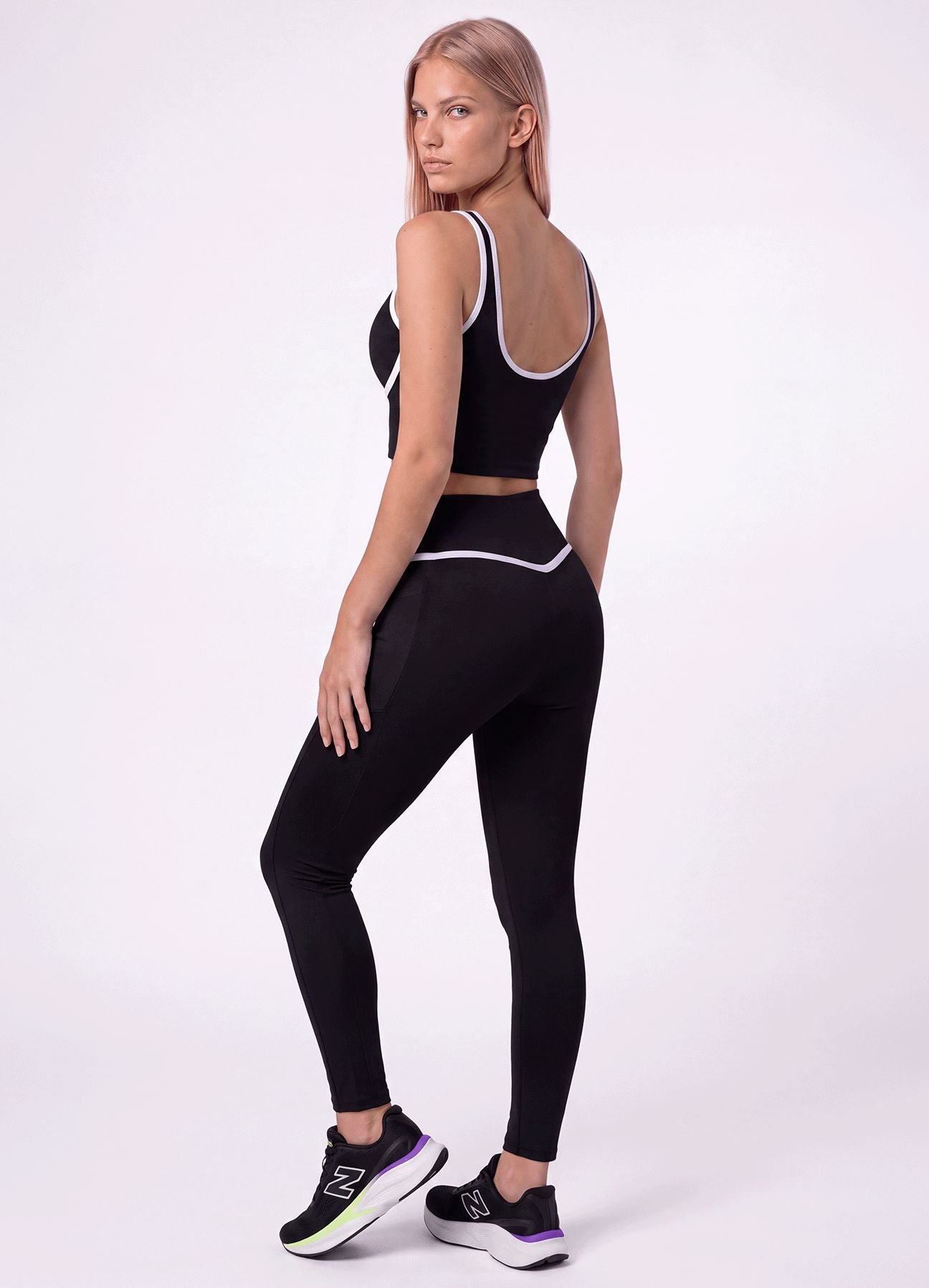 LEGGING EMANA WELLNESS - NEGRO LEGGINGS WIN ROPA DEPORTIVA 