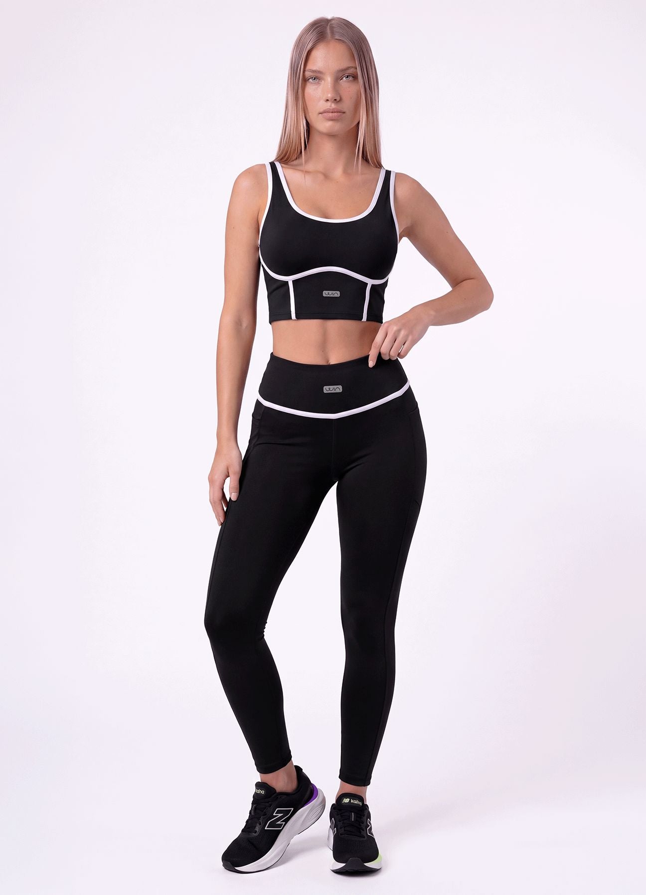 LEGGING EMANA WELLNESS - NEGRO LEGGINGS WIN ROPA DEPORTIVA 