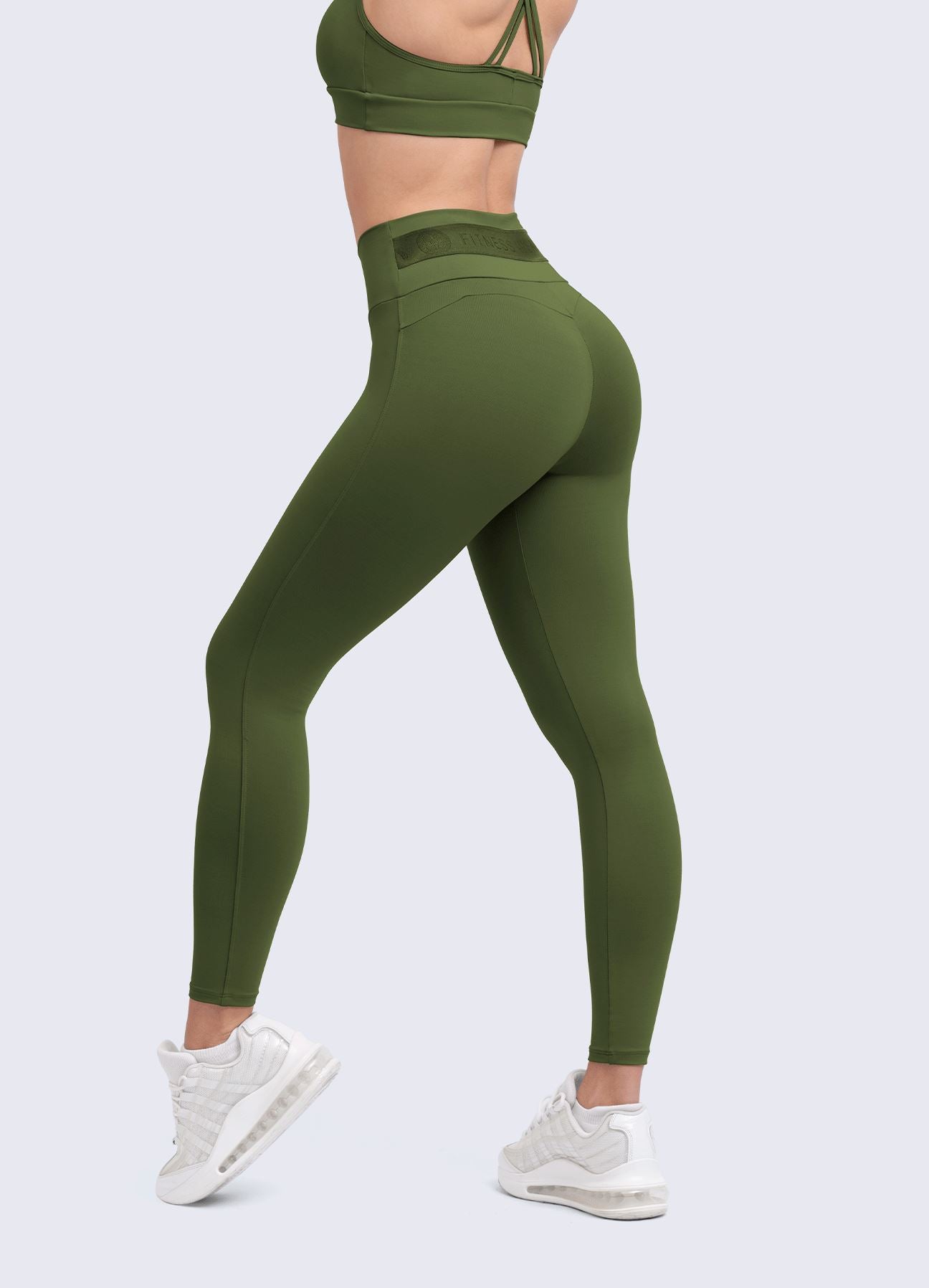 LEGGING EMANA WORK OUT-VERDE MILITAR LEGGING WINropadeportiva 