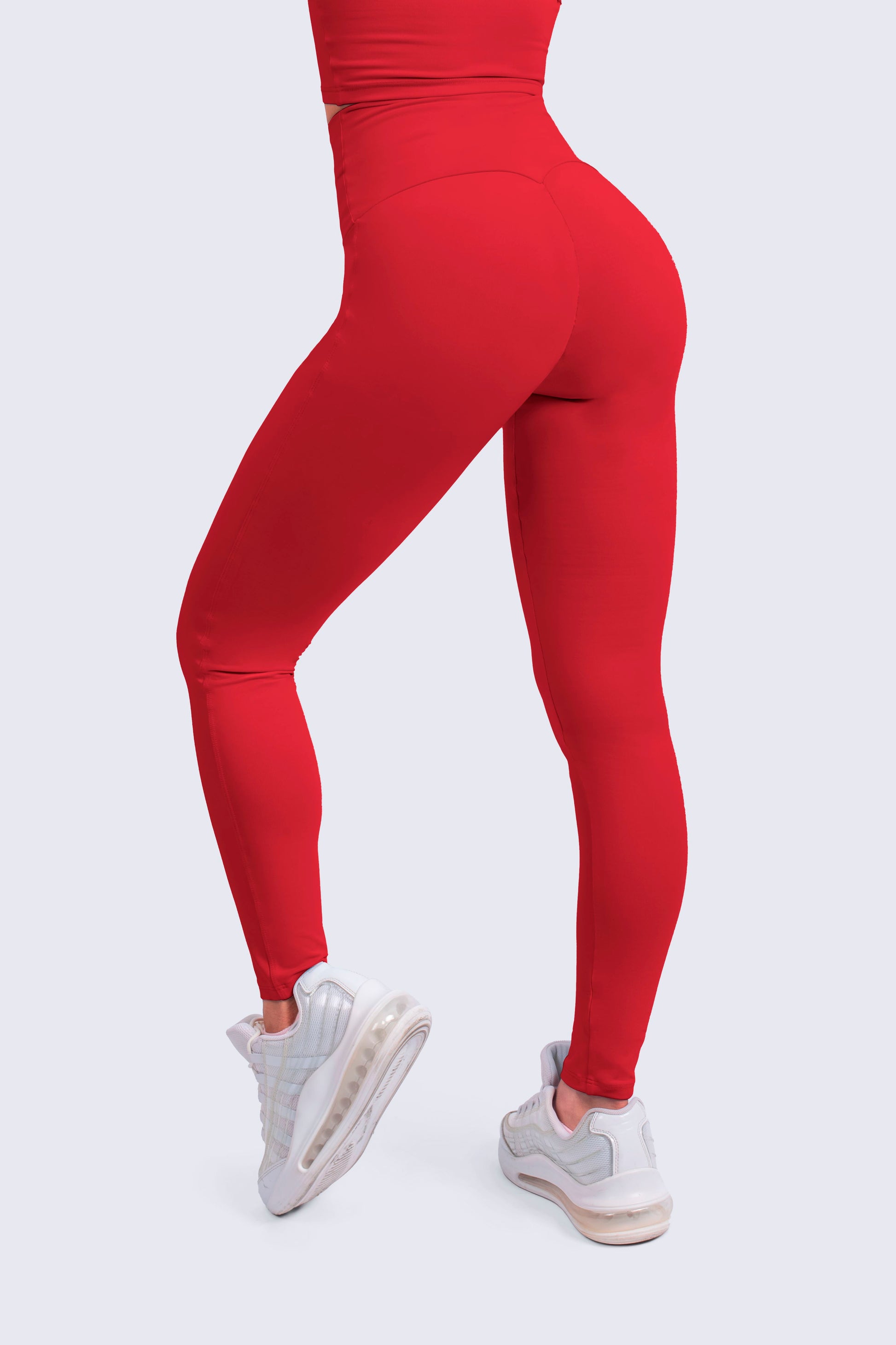 LEGGING EMANA ZIPPER-ROJO LEGGINGS WIN ROPA DEPORTIVA 