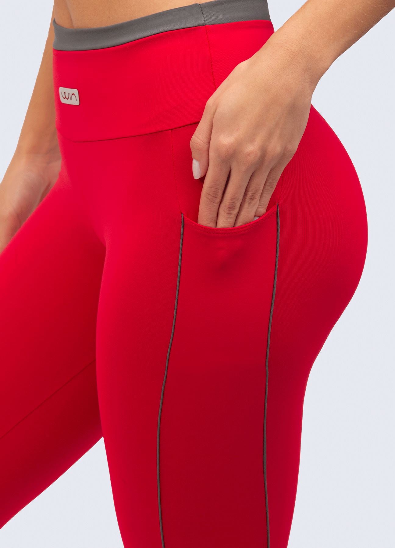 LEGGING NEVER STOPS-ROJO LEGGINGS WIN ROPA DEPORTIVA 