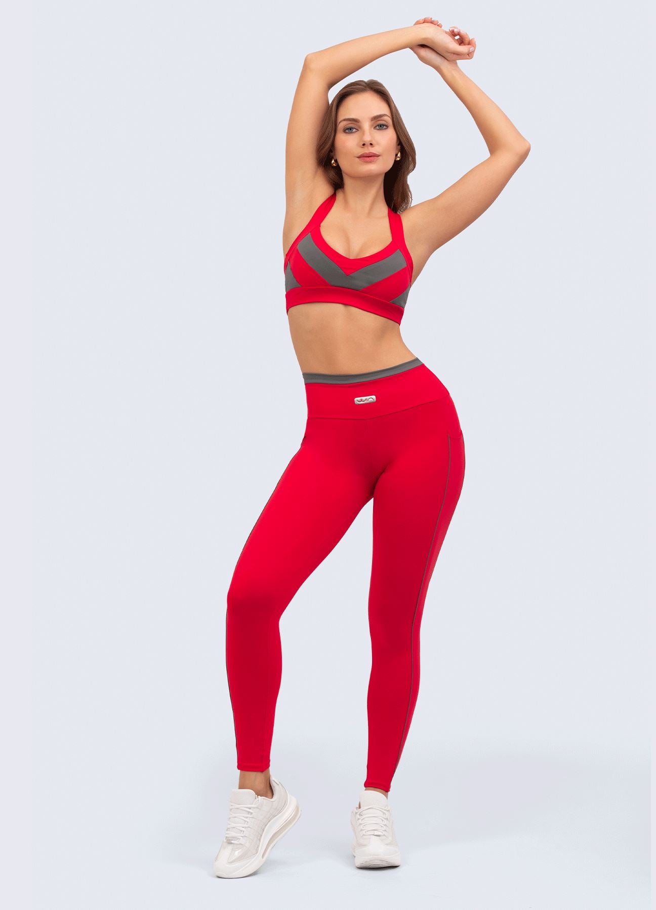 LEGGING NEVER STOPS-ROJO LEGGINGS WIN ROPA DEPORTIVA 