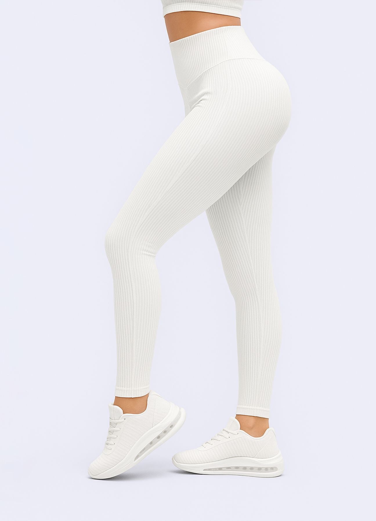 LEGGING SCULPT SHINE - BLANCO WIN ROPA DEPORTIVA Blanco S 