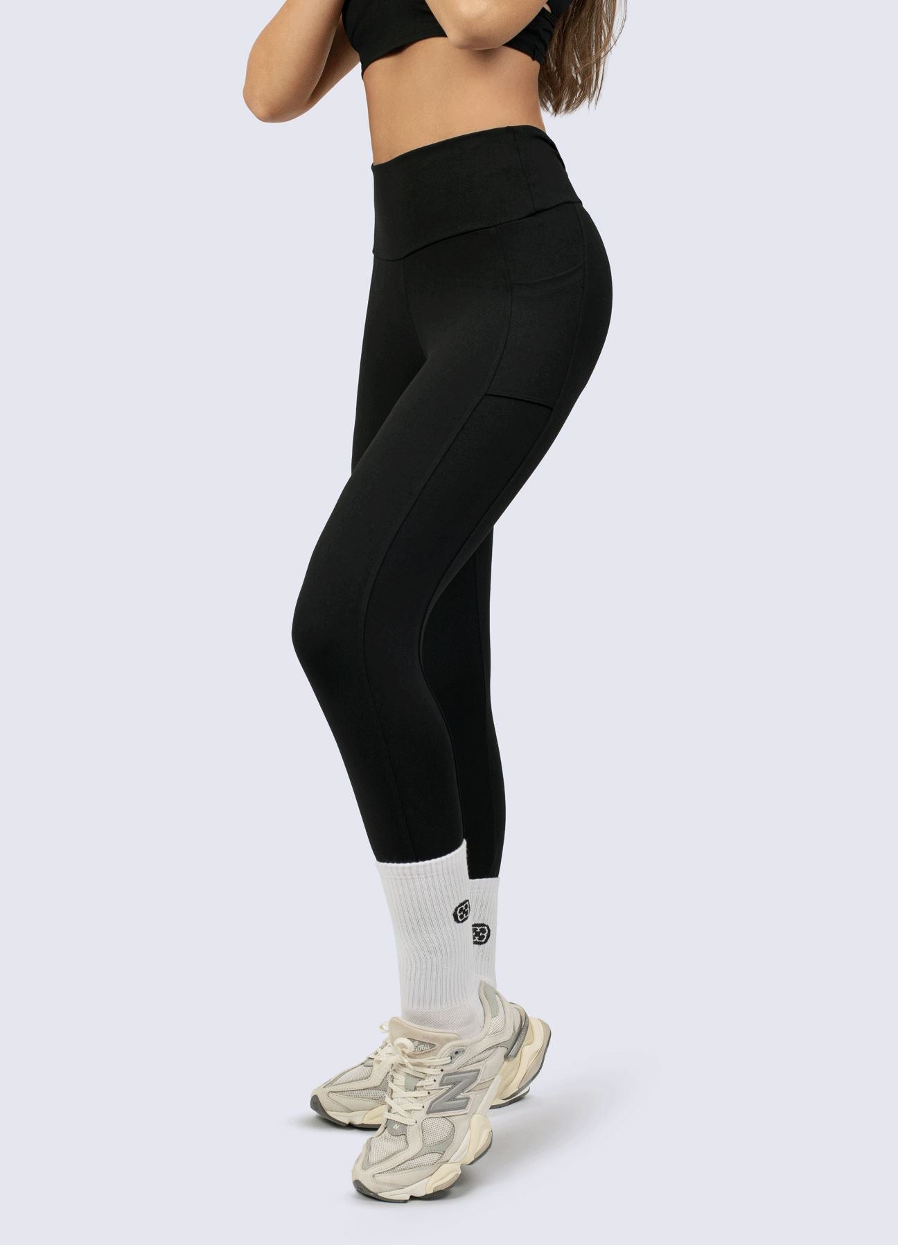 LEGGING SUPLEX CONTROL - NEGRO LEGGINGS WIN ROPA DEPORTIVA 