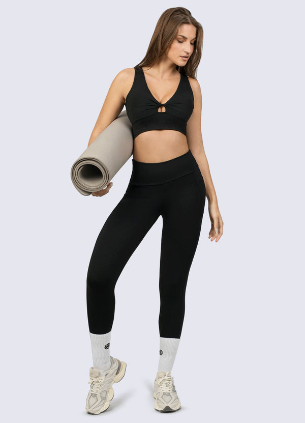 Leggings Negros de Cintura Alta | WIN ROPA DEPORTIVA
