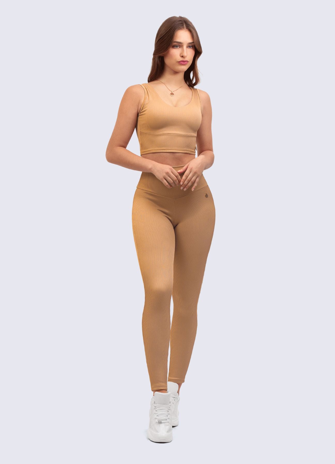 LEGGING ULTRA RIB-CAMEL LEGGING WIN ROPA DEPORTIVA 