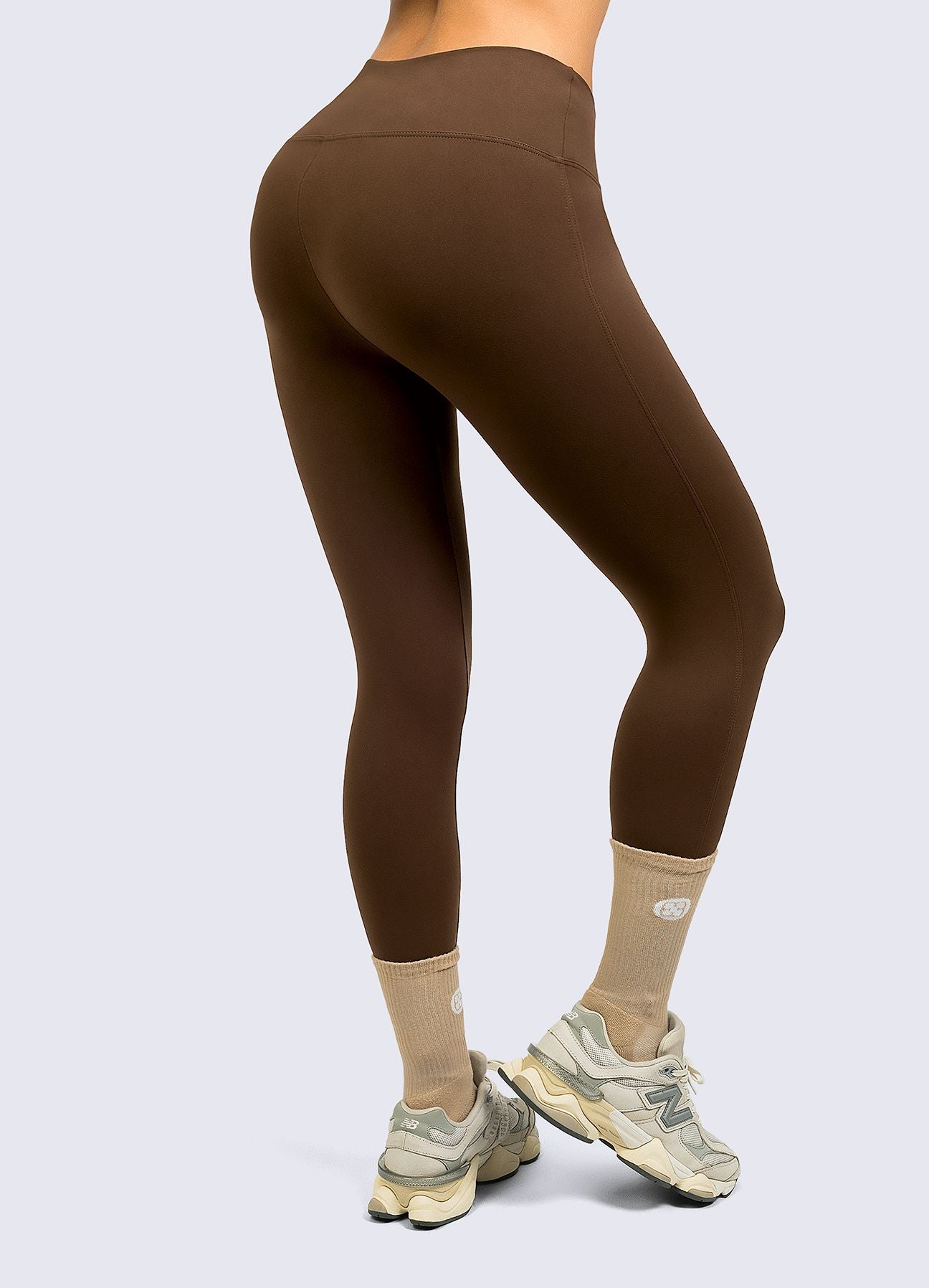 LEGGING ULTRA SUPLEX LISO - MARRON OSCURO LEGGINGS WIN ROPA DEPORTIVA marron S 