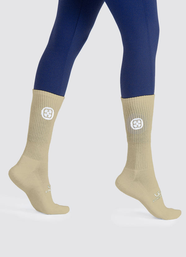 MEDIAS CREW - BEIGE ACCESORIOS WIN ROPA DEPORTIVA beige estandar 