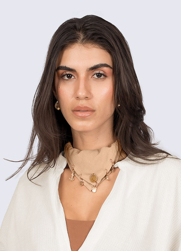 PAÑOLETA CALM - BEIGE ACCESORIOS WIN ROPA DEPORTIVA BEIGE STANDARD 