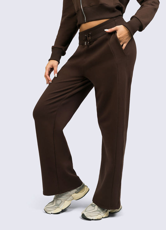 PANTALON BUZO ATHLEISURE - MARRON OSCURO WIN ROPA DEPORTIVA marron-oscuro S 