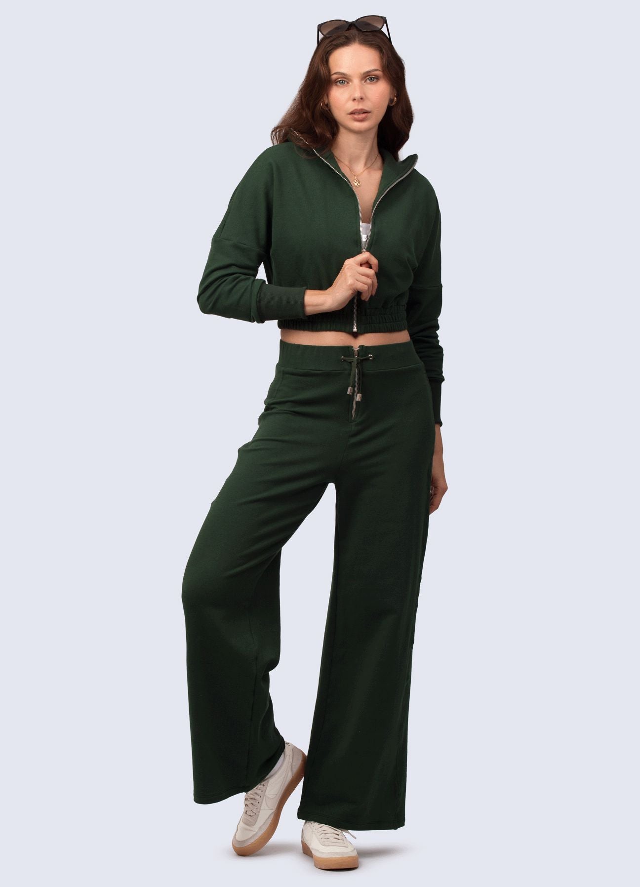 PANTALON BUZO LOUNGE VERDE BOTELLA PANTALONES WIN ROPA DEPORTIVA VERDE BOTELLA S 