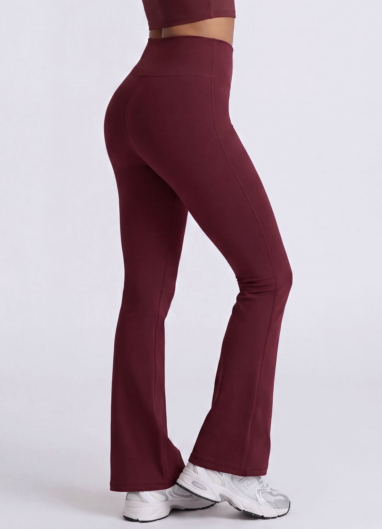 PANTALON EMANA FLARE BASIC - GUINDA PANTALONES WIN ROPA DEPORTIVA 