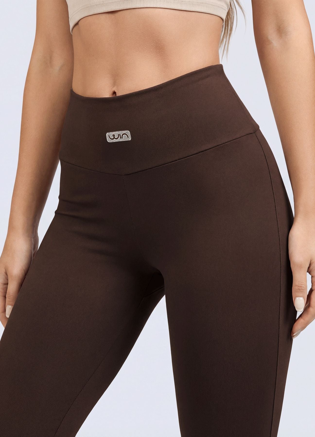 PANTALON EMANA FLARE BASIC-MARRON OSCURO WINropadeportiva 