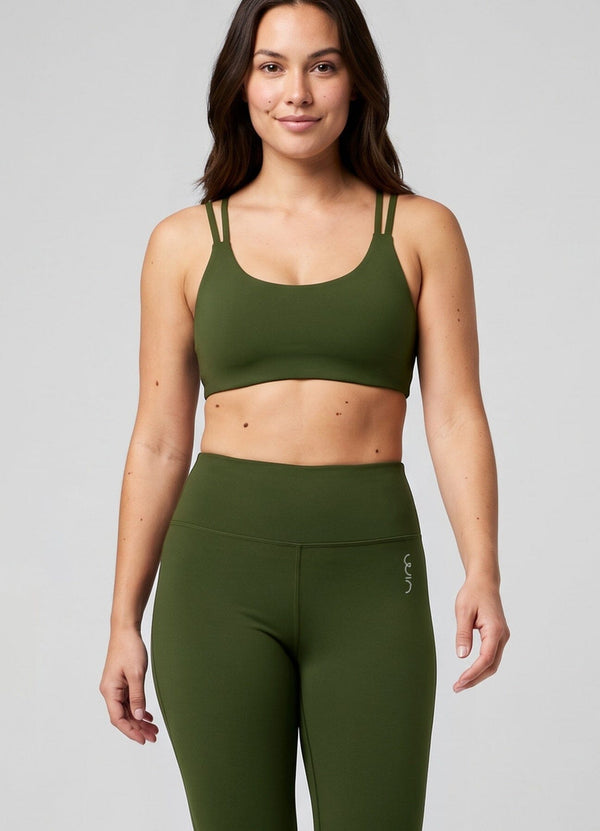 PANTALON EMANA PRESICION - VERDE MILITAR LEGGINGS WIN ROPA DEPORTIVA 