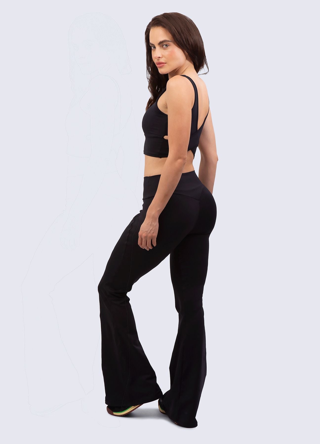 PANTALON EMANA SCULPT-NEGRO PANTALONES WIN ROPA DEPORTIVA 