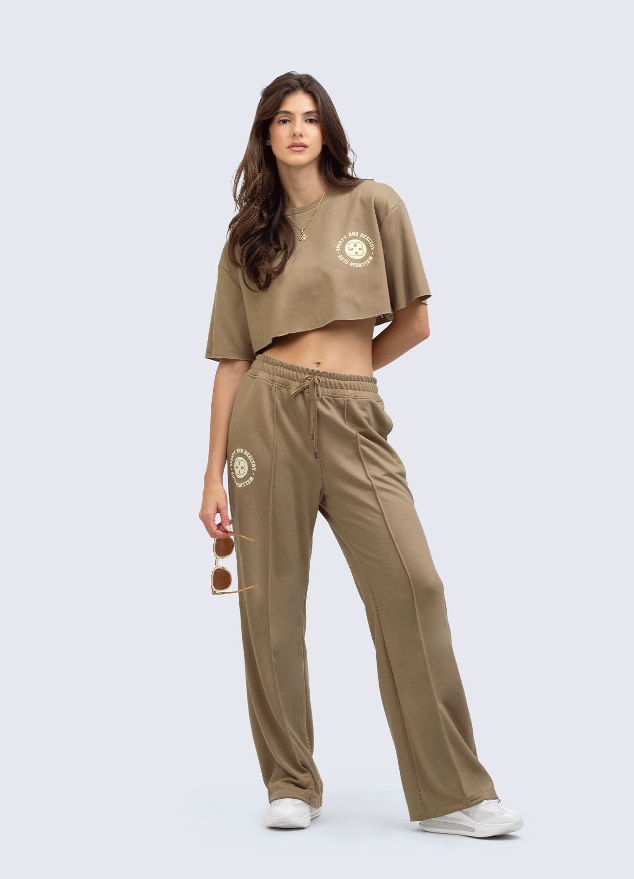 PANTALON WELLNESS-Marron Taupe PANTALONES WINropadeportiva 