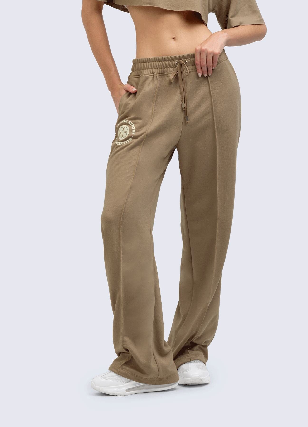 PANTALON WELLNESS-Marron Taupe PANTALONES WINropadeportiva S Marron Taupe 