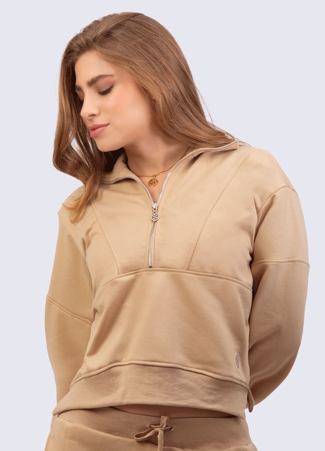 POLERA POWERFUL-BEIGE CASACAS WINropadeportiva 