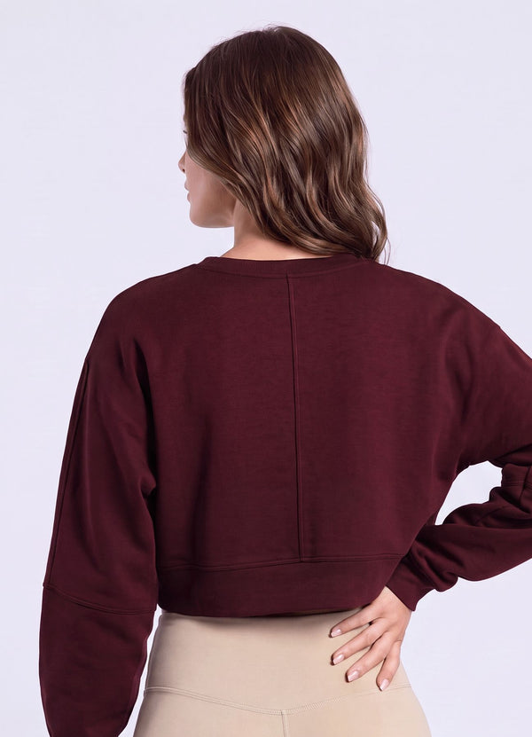 POLERA SOFT LOUNGE - GUINDA POLERAS WIN ROPA DEPORTIVA 