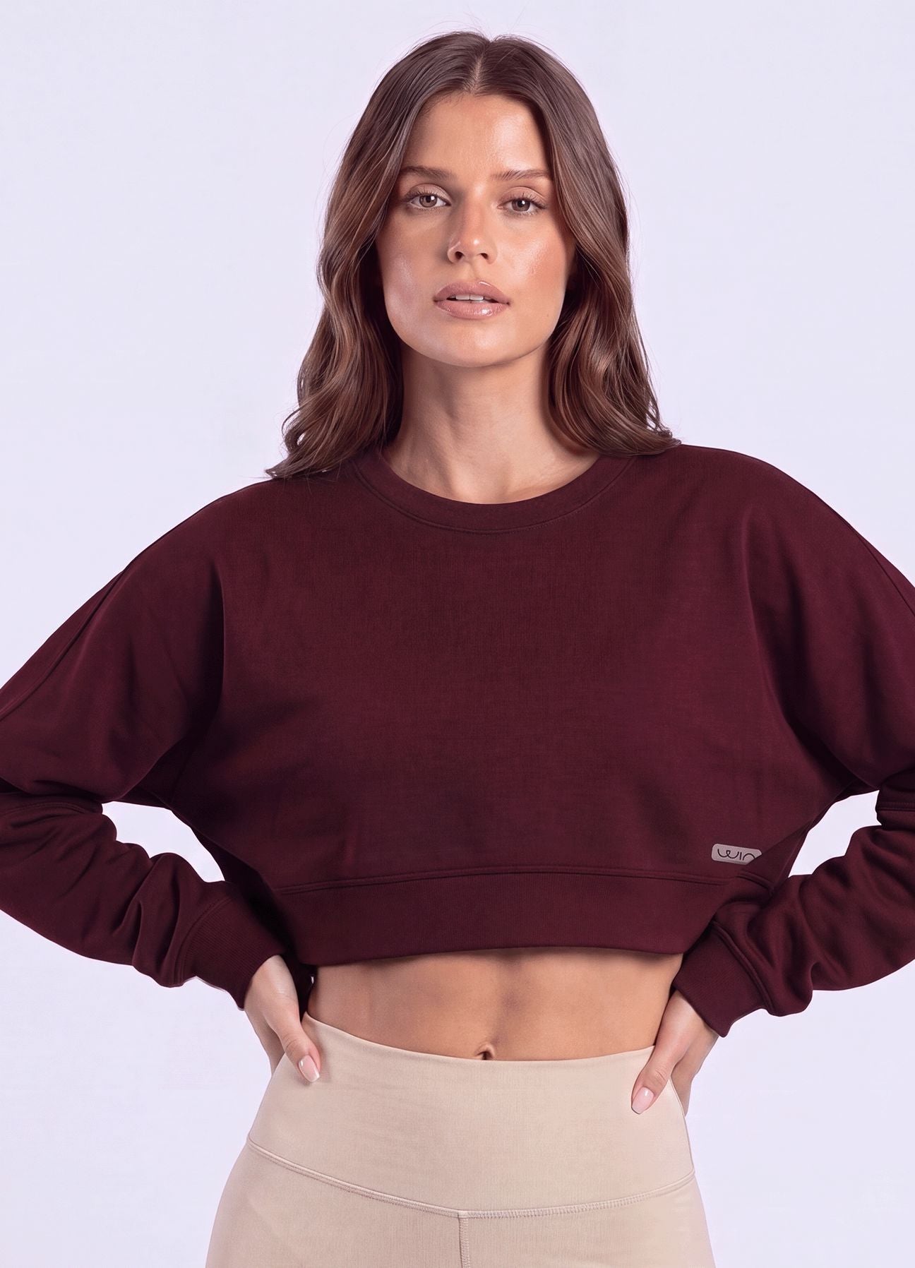 POLERA SOFT LOUNGE - GUINDA POLERAS WIN ROPA DEPORTIVA 