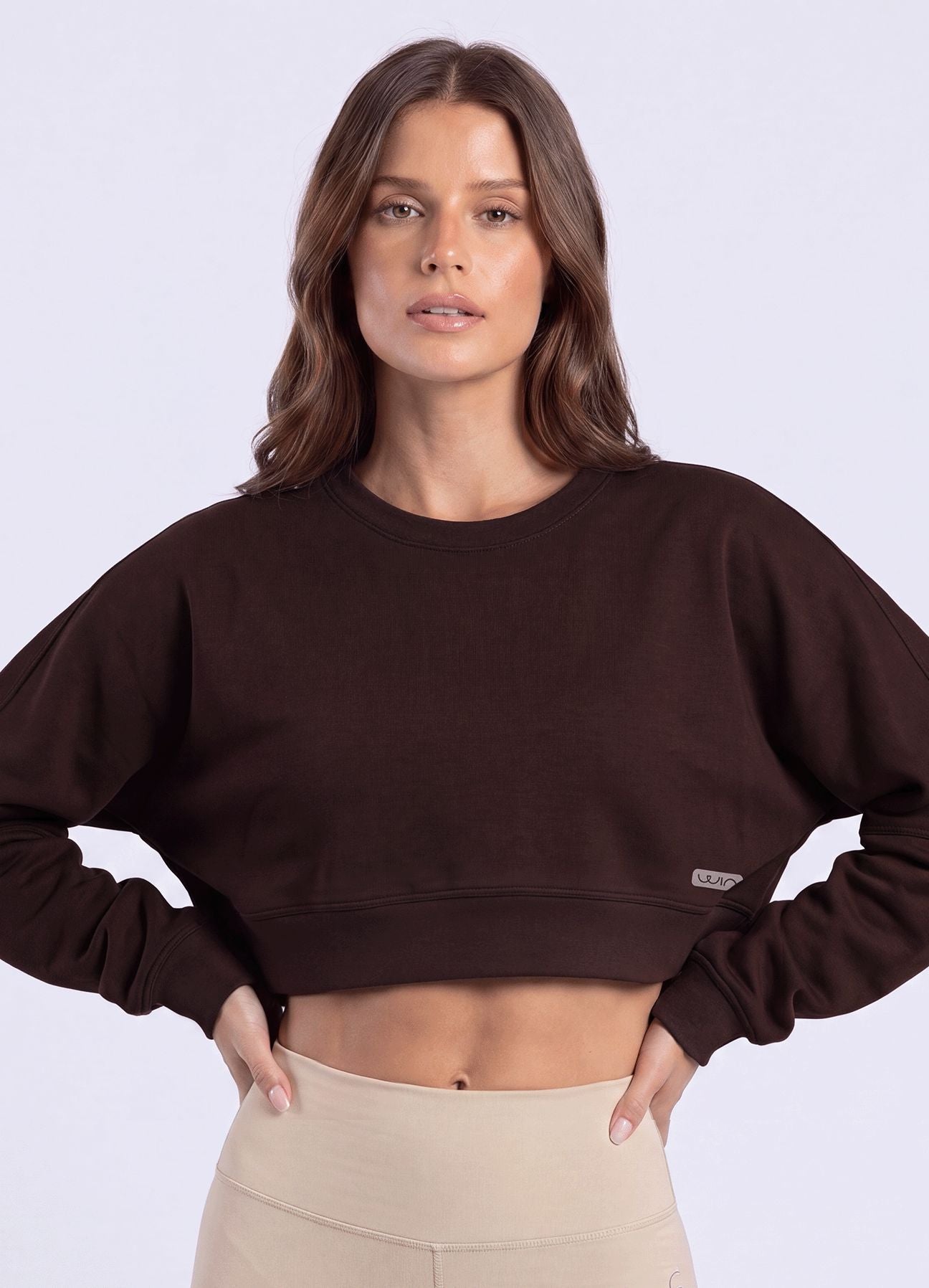 POLERA SOFT LOUNGE - MARRON OSCURO POLERAS WIN ROPA DEPORTIVA 