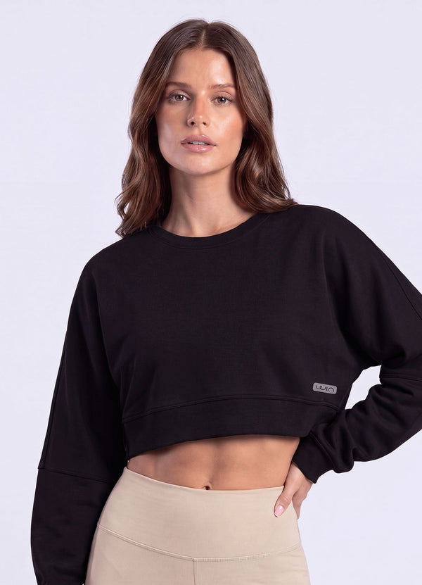 POLERA SOFT LOUNGE - NEGRO POLERAS WIN ROPA DEPORTIVA Negro S 