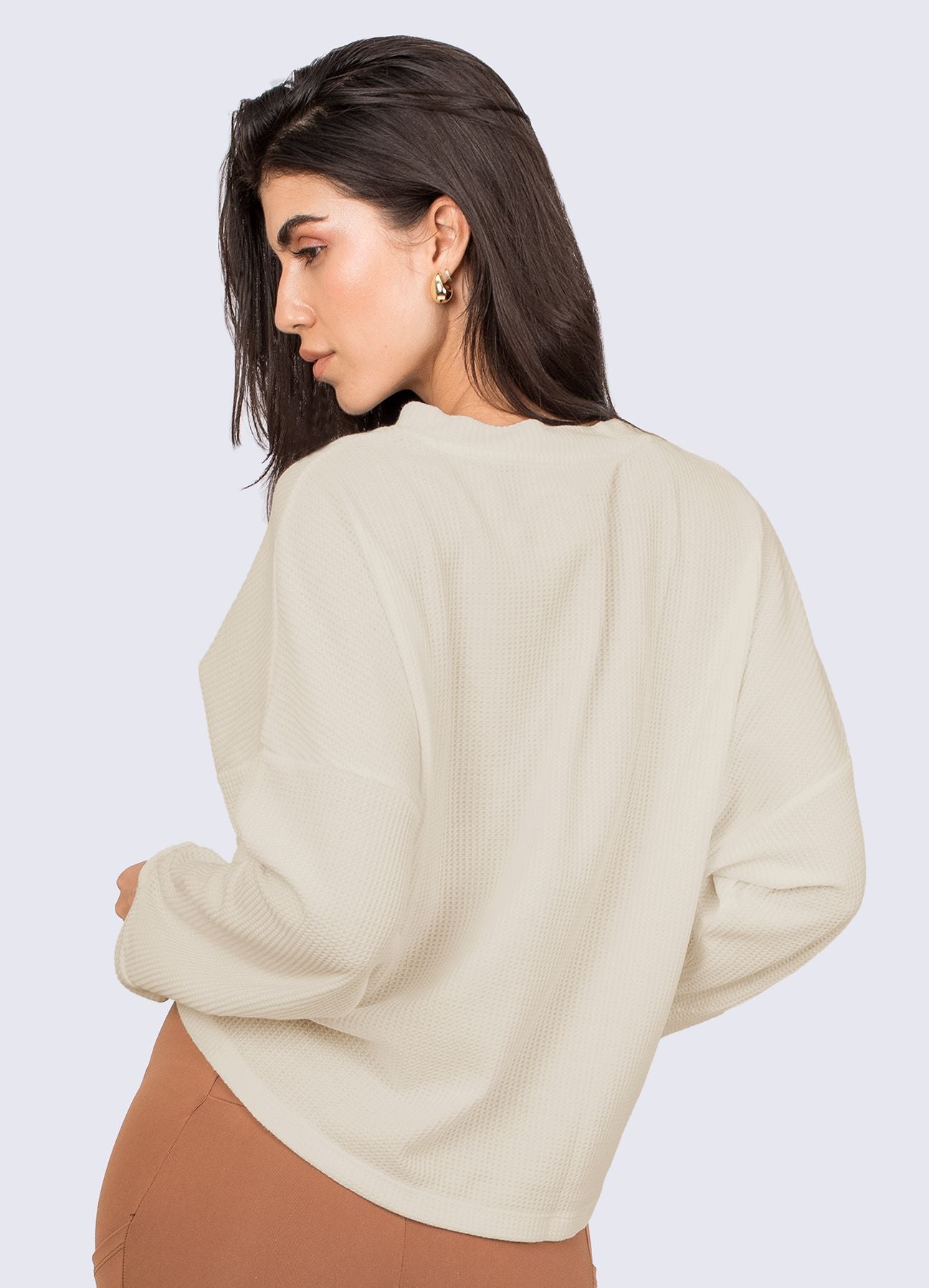 POLERA SPACE - BEIGE POLERAS WIN ROPA DEPORTIVA 