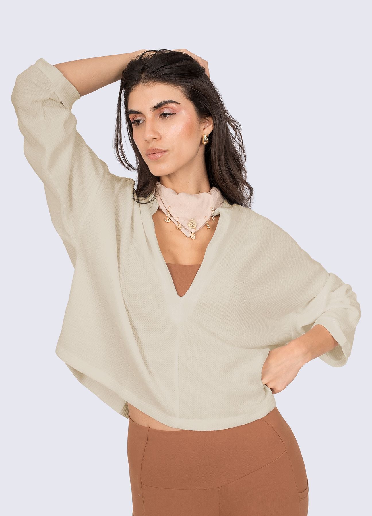 POLERA SPACE - BEIGE POLERAS WIN ROPA DEPORTIVA 