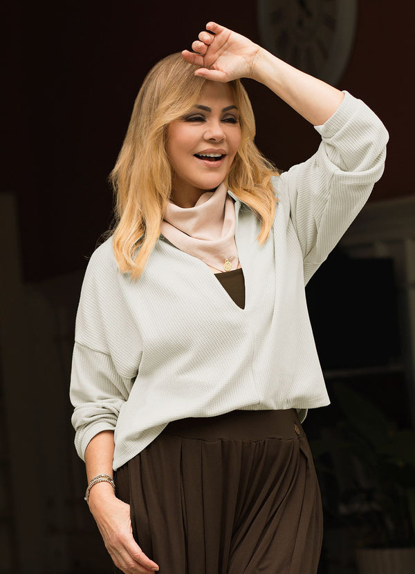 POLERA SPACE - HUESO POLERAS WIN ROPA DEPORTIVA hueso S 