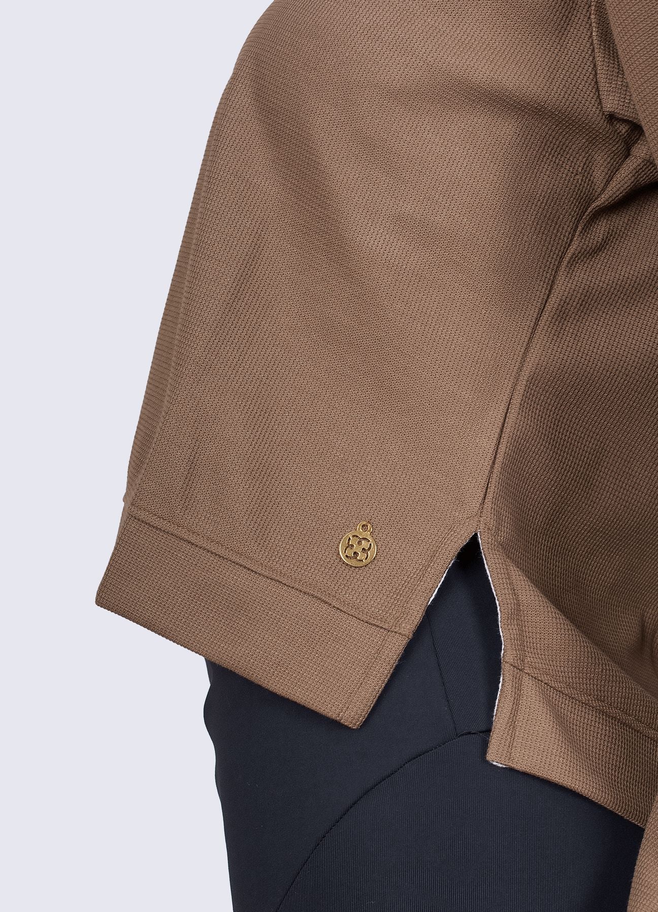 POLERA TIME TO RELAX - MARRON COCOA POLERAS WIN ROPA DEPORTIVA 