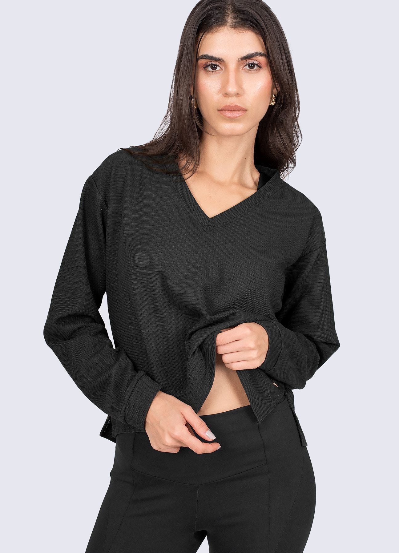 POLERA TIME TO RELAX - NEGRO POLERAS WIN ROPA DEPORTIVA 