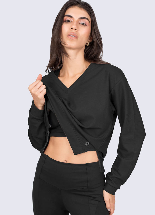 POLERA TIME TO RELAX - NEGRO POLERAS WIN ROPA DEPORTIVA 