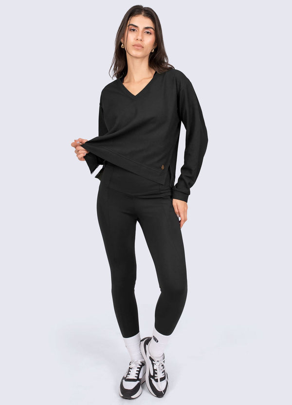 POLERA TIME TO RELAX - NEGRO POLERAS WIN ROPA DEPORTIVA Negro S 