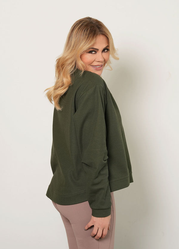 POLERA TIME TO RELAX - VERDE OSCURO POLERAS WIN ROPA DEPORTIVA 