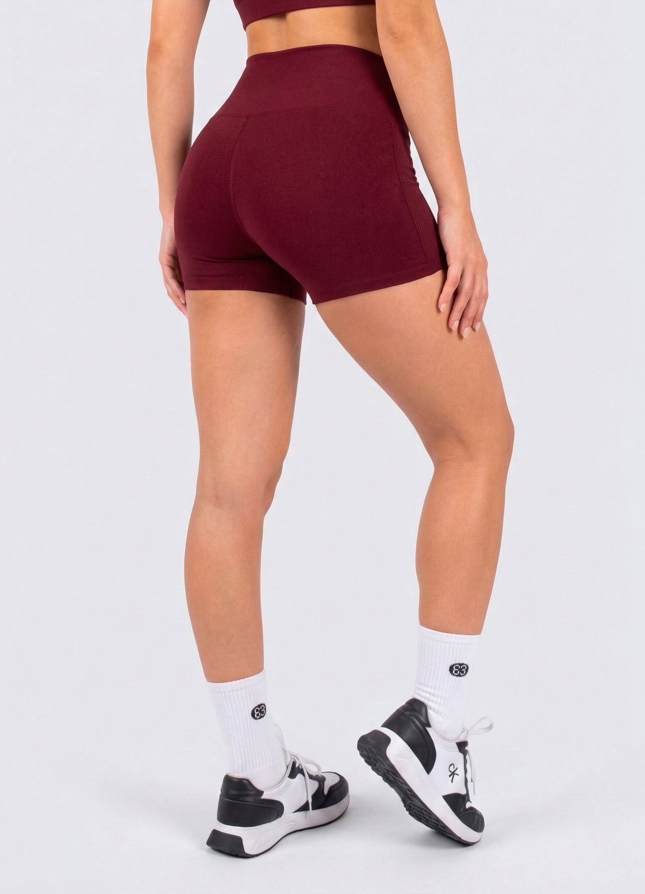 SHORT EMANA ABS CONTROL - ROJO OSCURO SHORTS WIN ROPA DEPORTIVA 