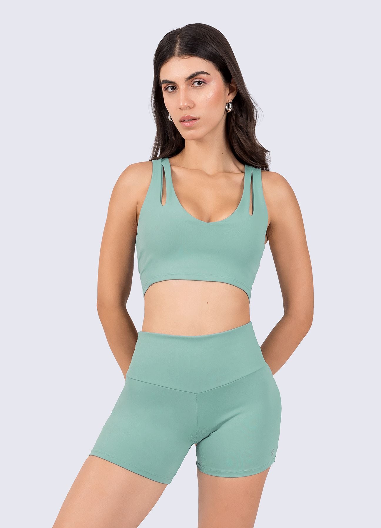 SHORT EMANA PILATES - AQUA TEMPO SHORTS WIN ROPA DEPORTIVA Verde Aqua S/M 