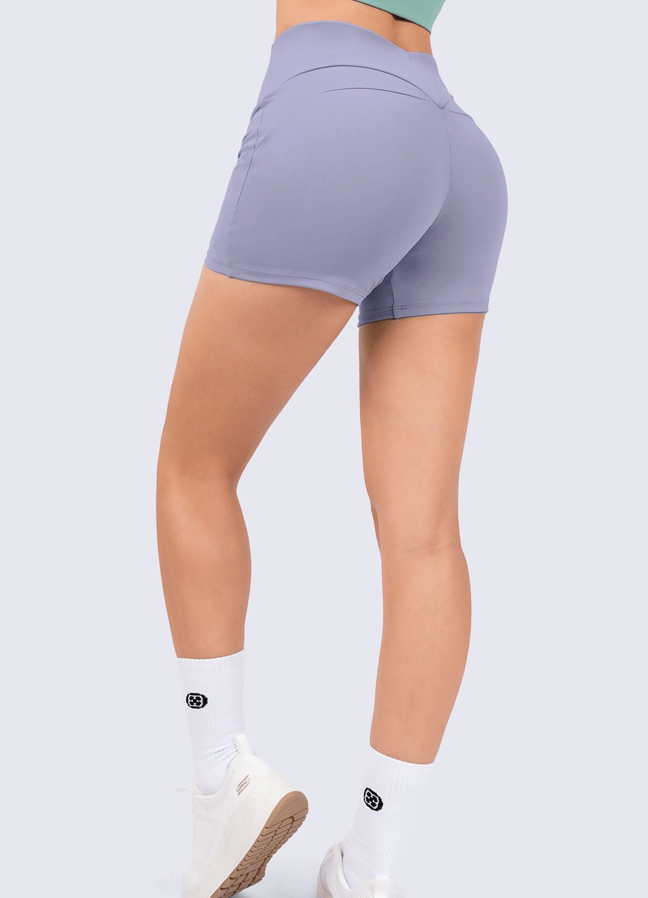 SHORT EMANA PILATES - LILA OSCURO SHORTS WIN ROPA DEPORTIVA 