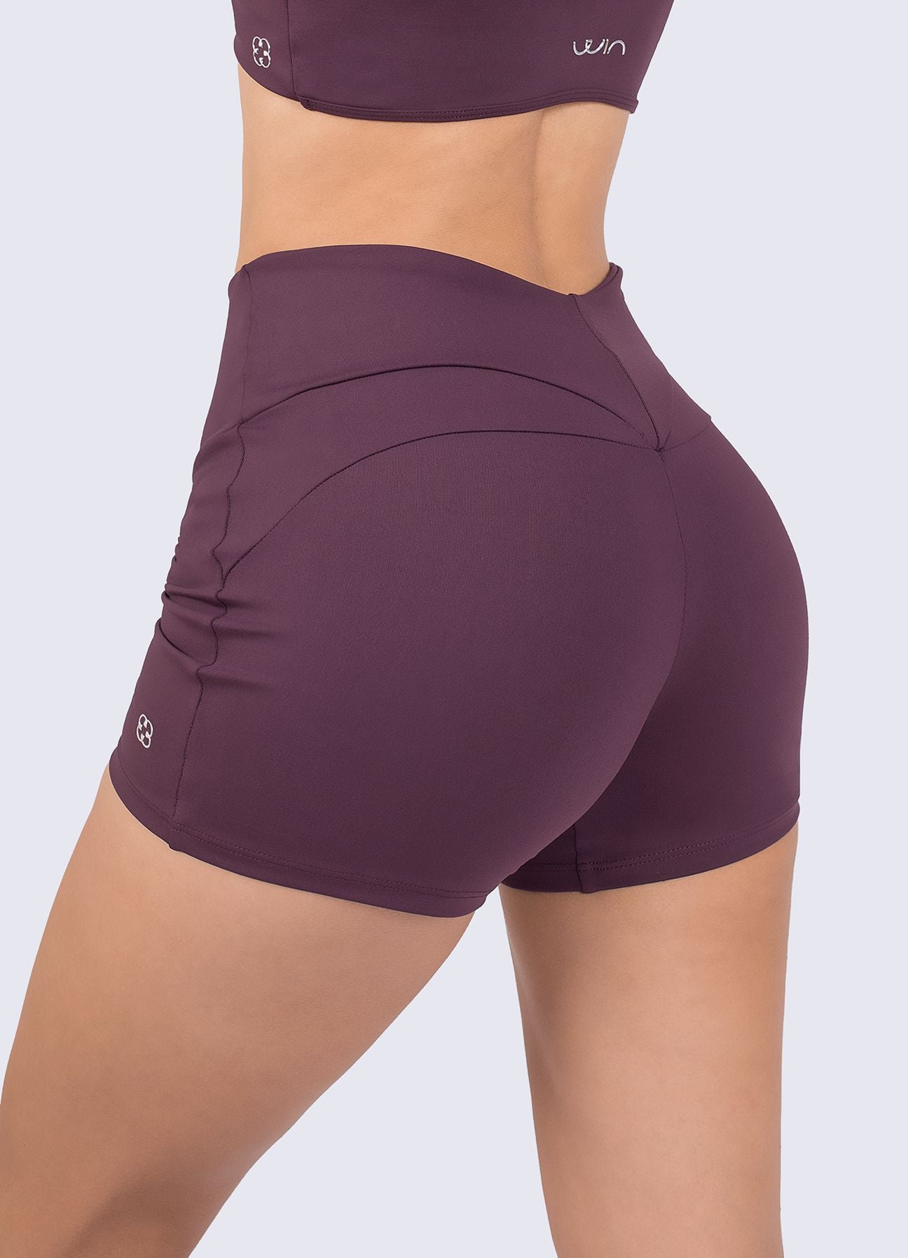 SHORT EMANA PILATES - MORADO OSCURO SHORTS WIN ROPA DEPORTIVA 