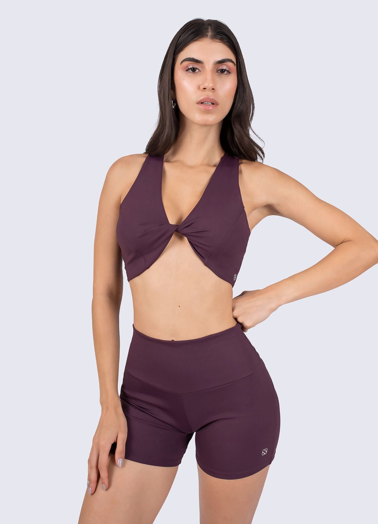 SHORT EMANA PILATES - MORADO OSCURO SHORTS WIN ROPA DEPORTIVA Morado oscuro S/M 