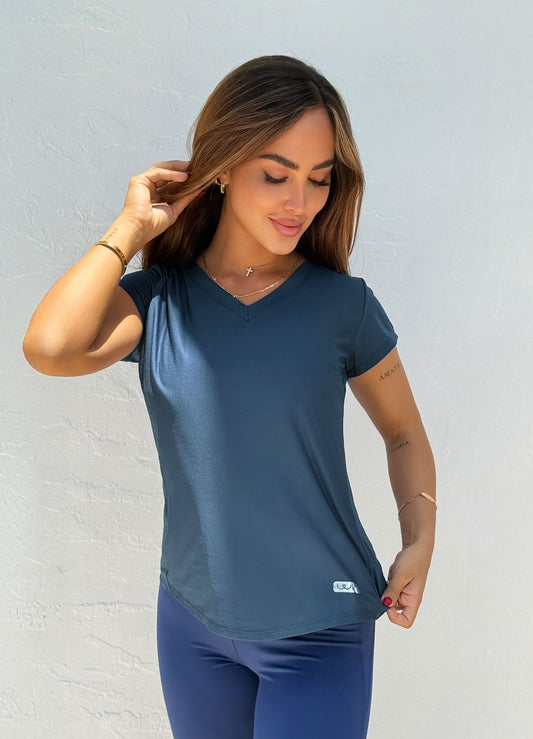 T-SHIRT BASIC ULTRA - CELESTE ACERO T-SHIRT WIN ROPA DEPORTIVA celeste-acero S 